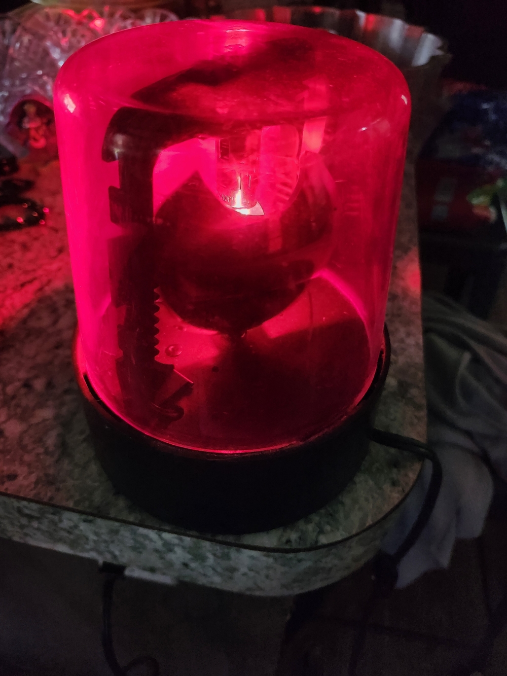Vintage RADIO SHACK Rotating Party Beacon Light